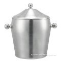 Double Layer Stainless Steel Ice Bucket